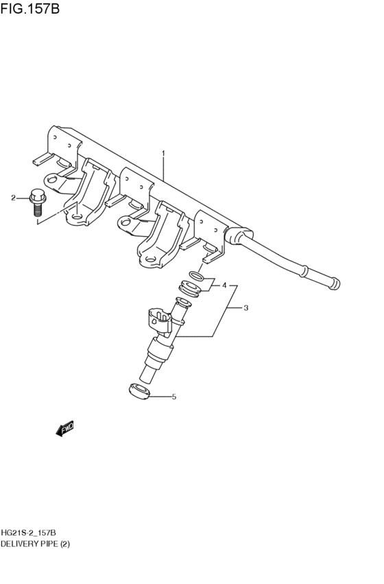 delivery pipe / fuel injector