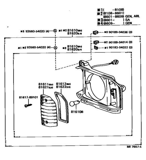Front Clearance Lamp