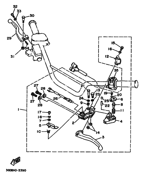 Handle switch & lever