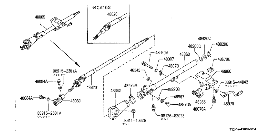 Steering column