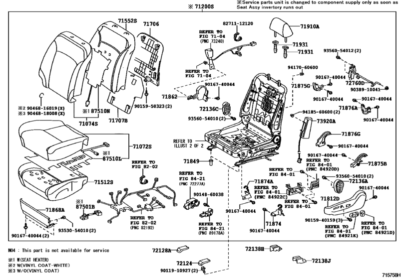 Front Seat & Seat Track