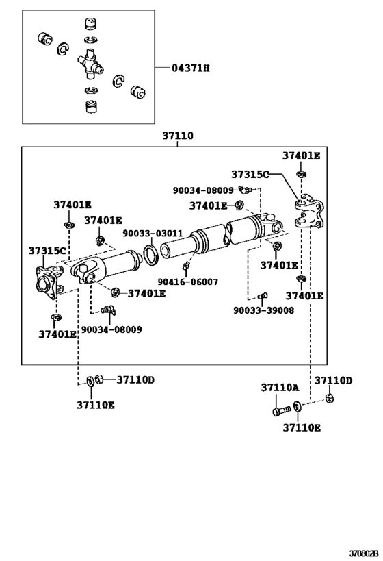 Propeller Shaft & Universal Joint