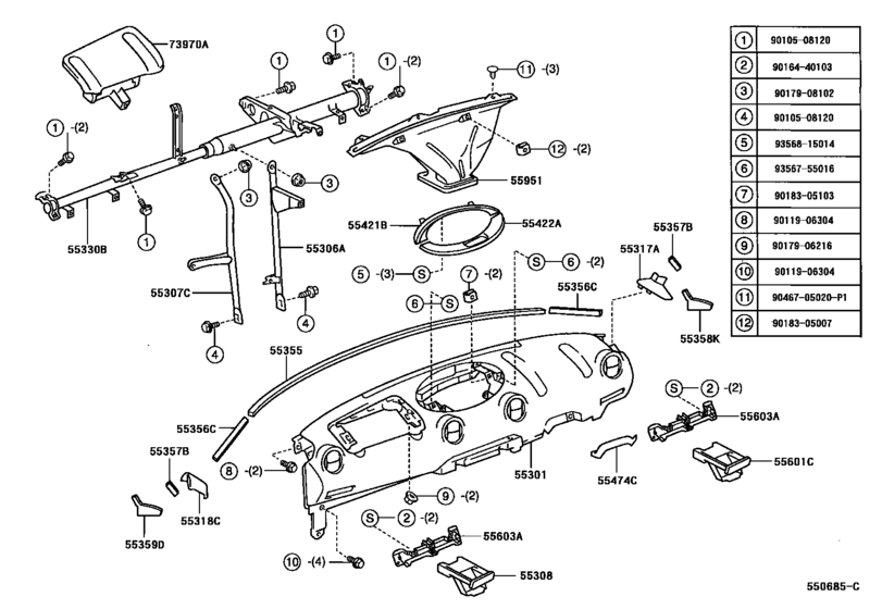 Instrument Panel & Glove Compartment