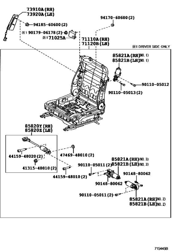 Front Seat & Seat Track