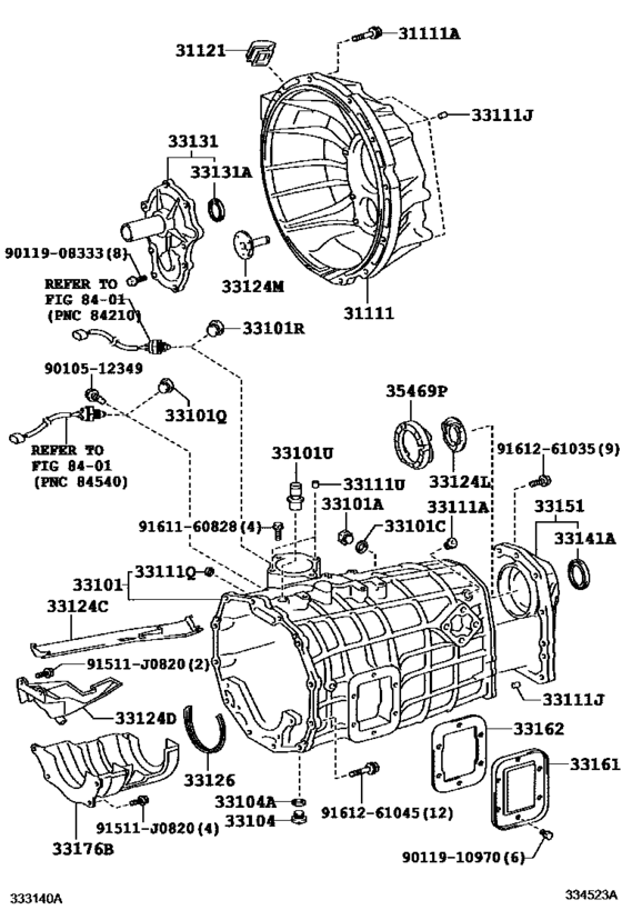 Clutch Housing & Transmission Case (Mtm)