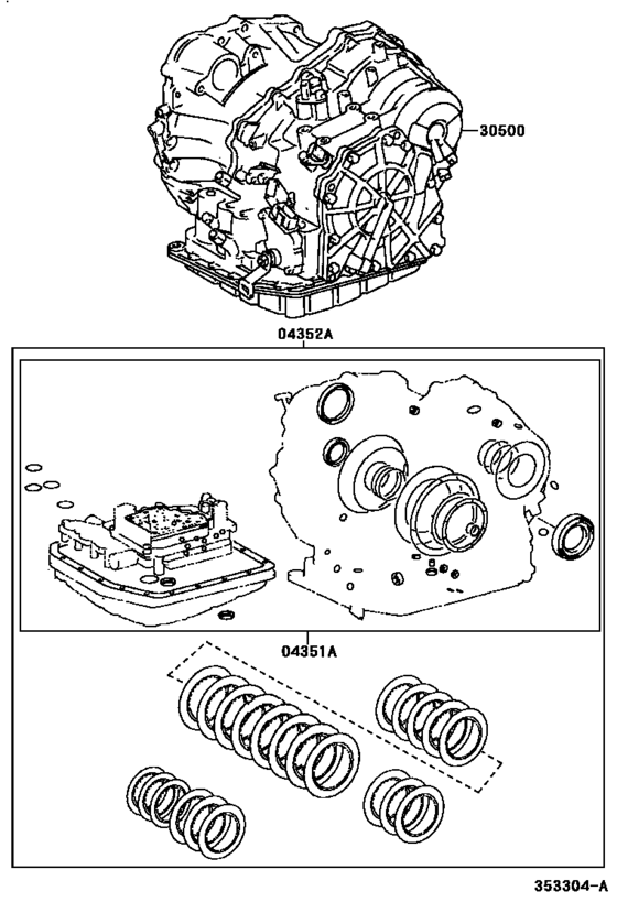Transaxle Or Transmission Assy & Gasket Kit (Atm)