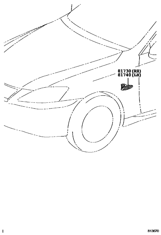 Side Turn Signal Lamp & Outer Mirror Lamp