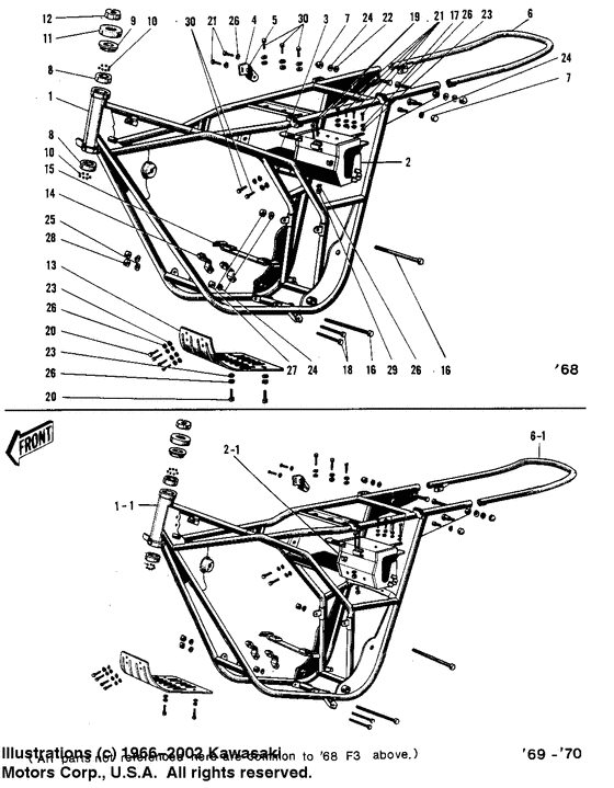 Frame/frame fittings