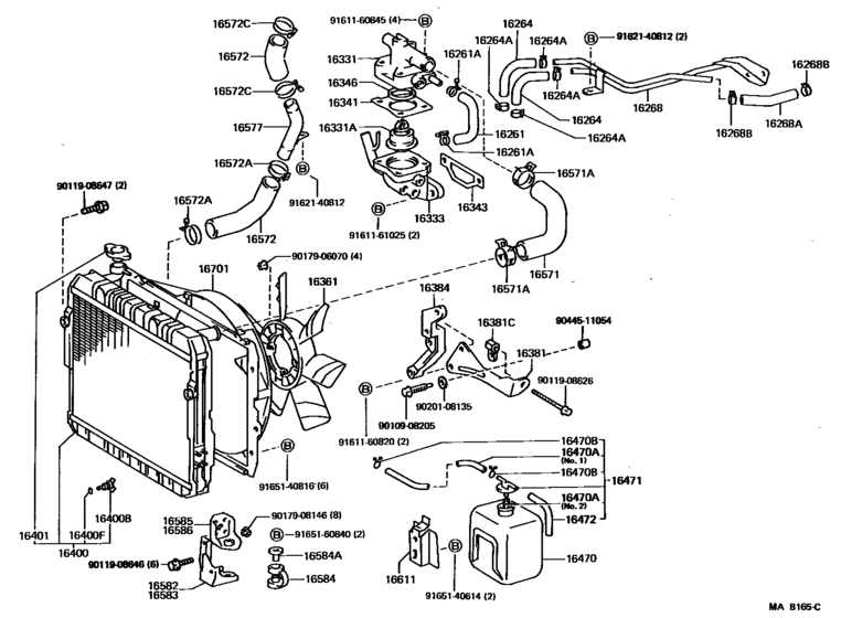 Radiator & Water Outlet