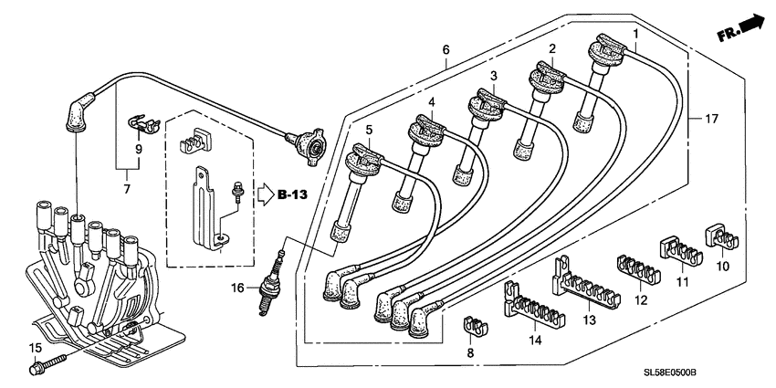 High tension cord/plug