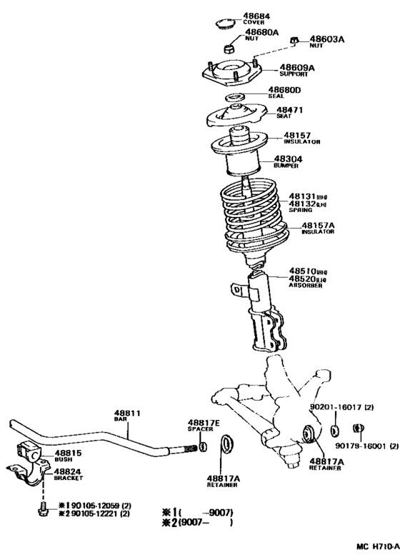 Front Spring & Shock Absorber