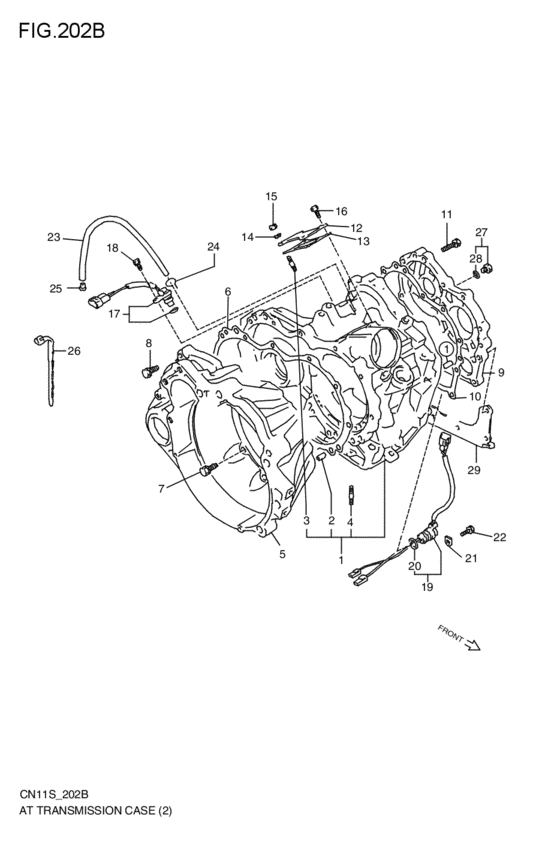 at - transmission case