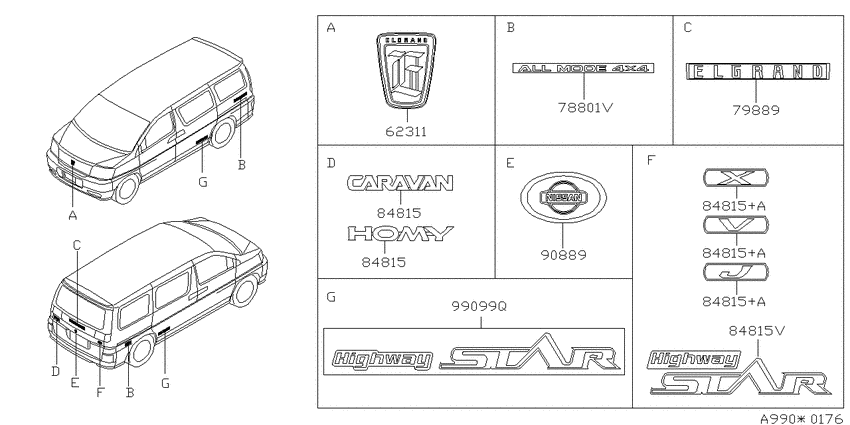 Emblem & name label