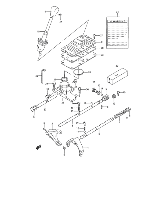 Transfer gear shifting