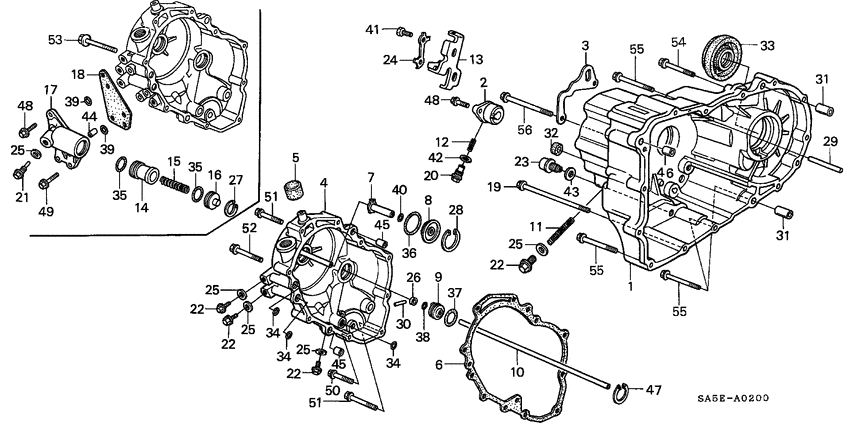 Transmission housing