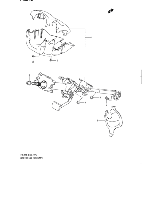 Steering column