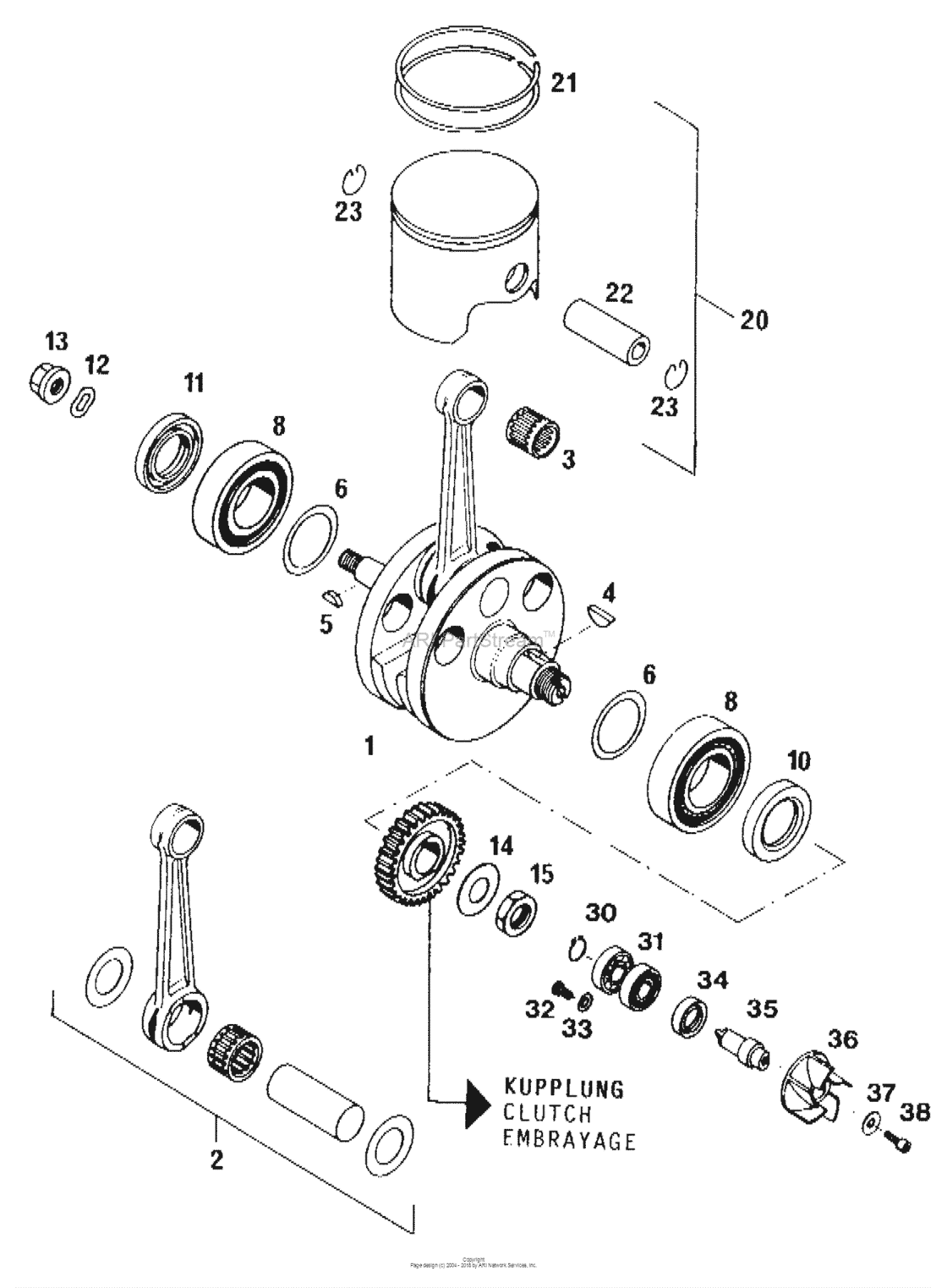 Crankshaft, Piston