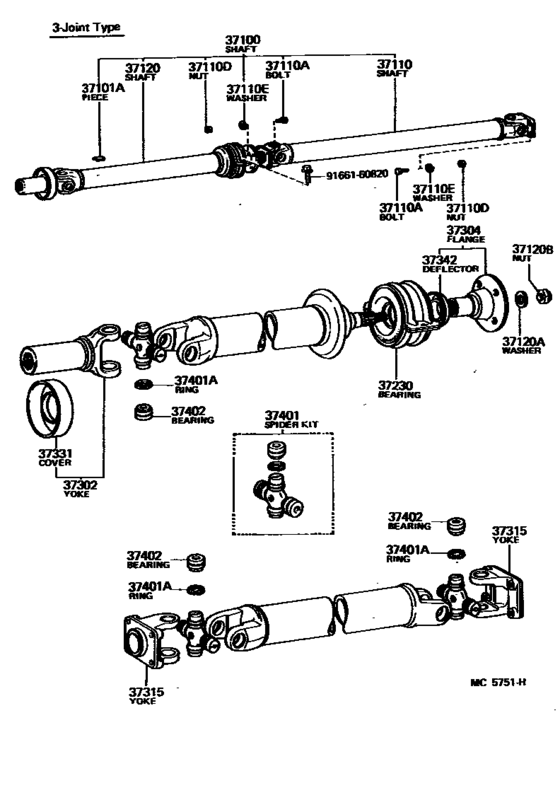 Propeller Shaft & Universal Joint