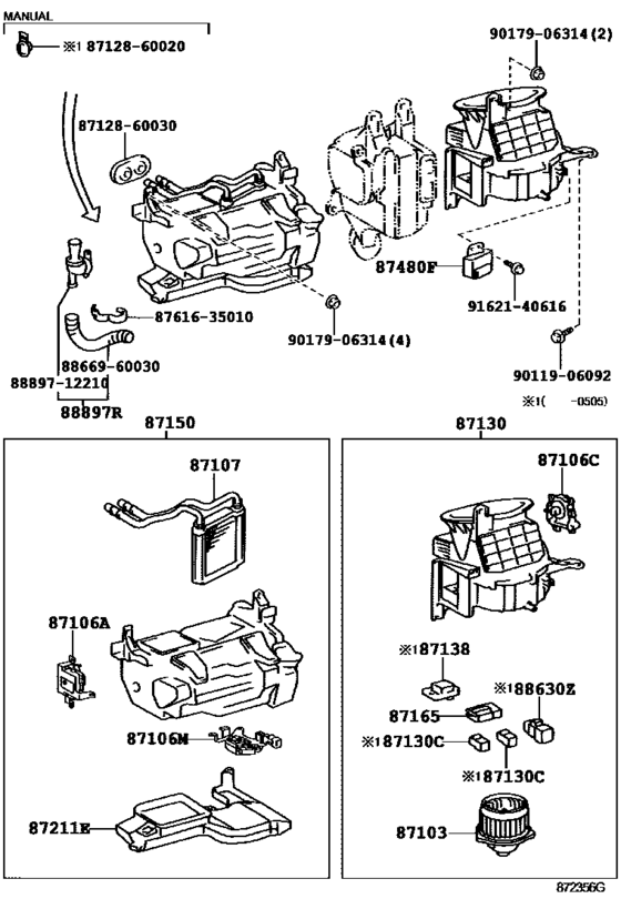 Heating & Air Conditioning - Heater Unit & Blower