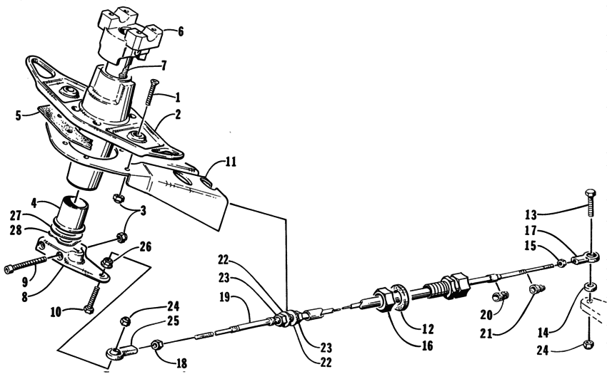 Steering Post Assembly
