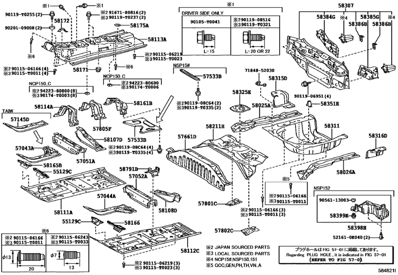 Floor Pan & Lower Back Panel