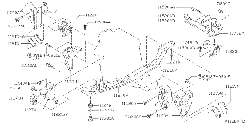 Engine & transmission   mounting
