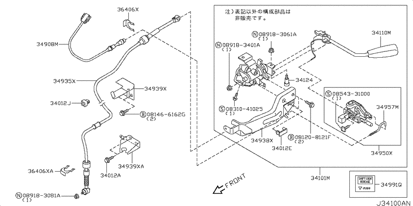 Transmission control & linkage