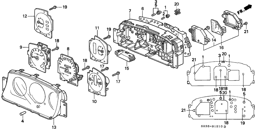 Speedometer components