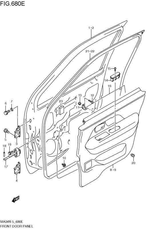 front door panel