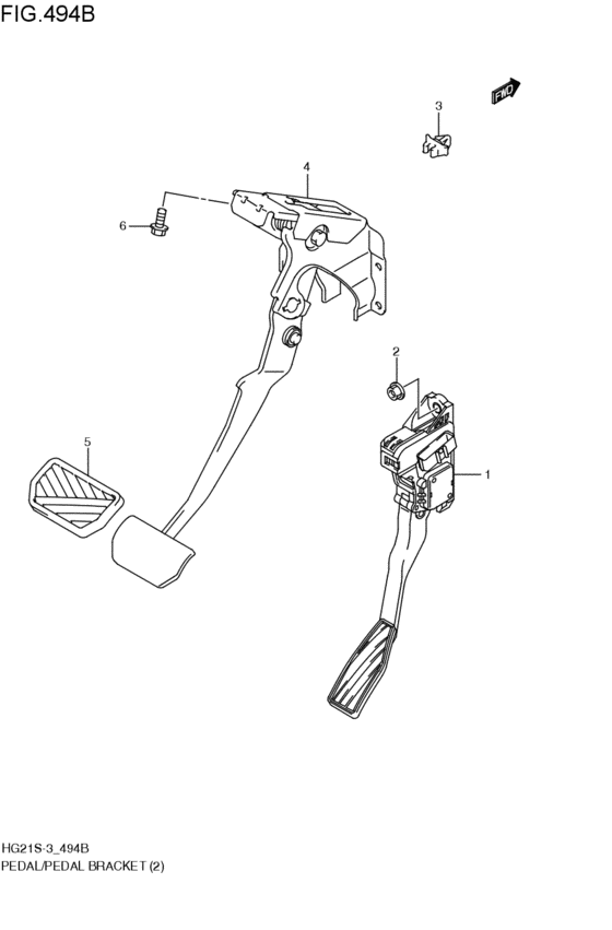 pedal / pedal bracket