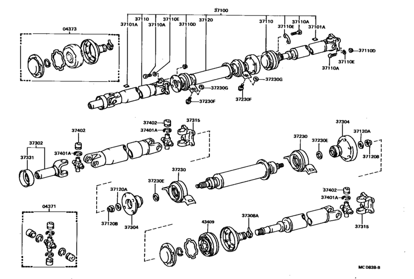 Propeller Shaft & Universal Joint