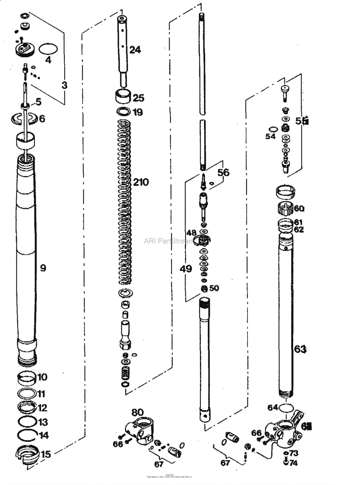 Front Fork Legs