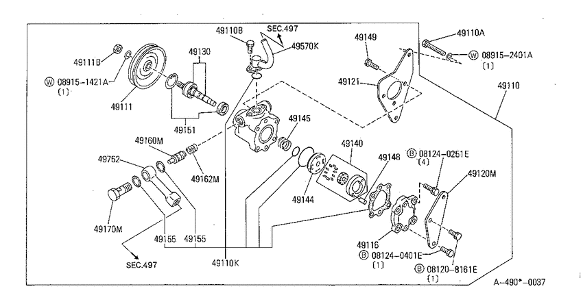 Power steering pump