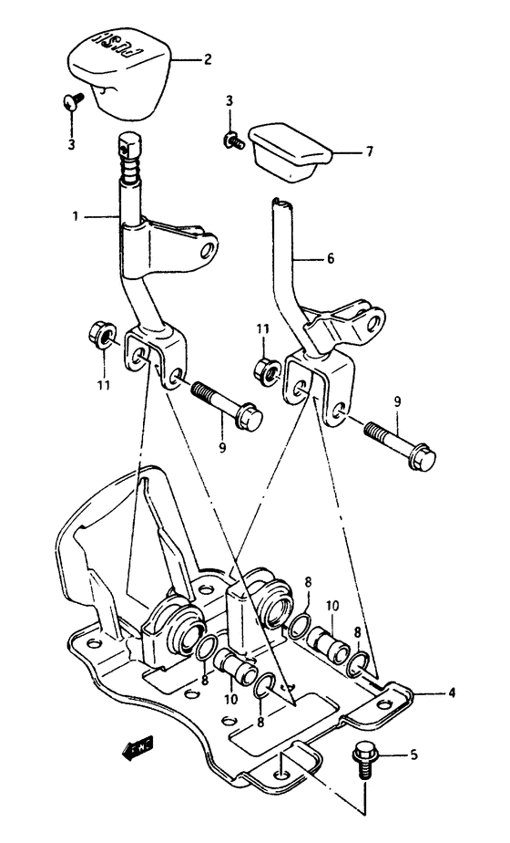Transmission lever