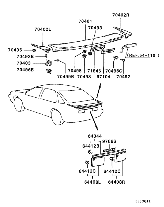 Rear garnish & moulding