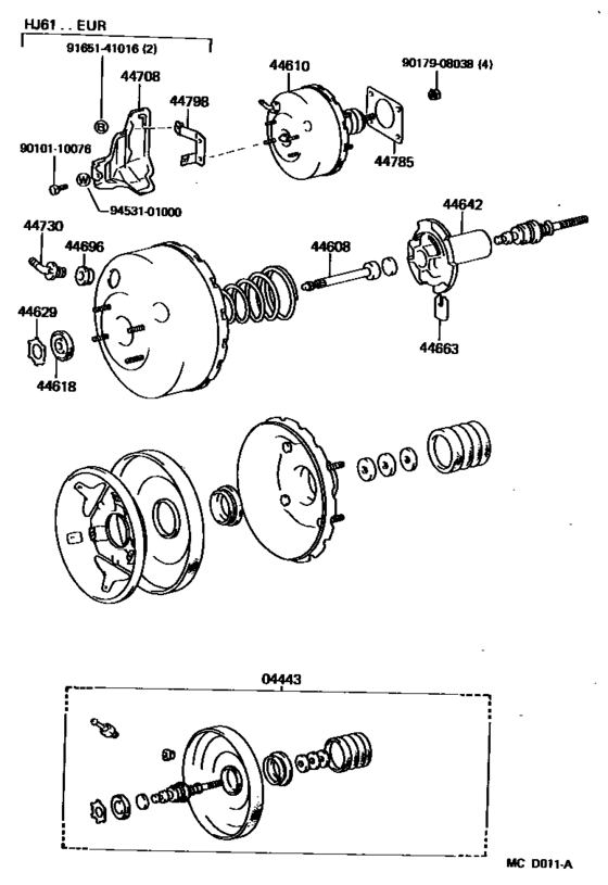 Brake Booster & Vacuum Tube