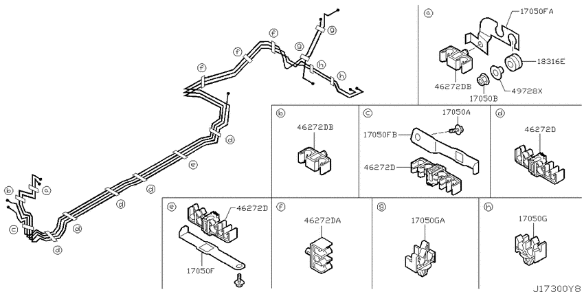 Fuel piping