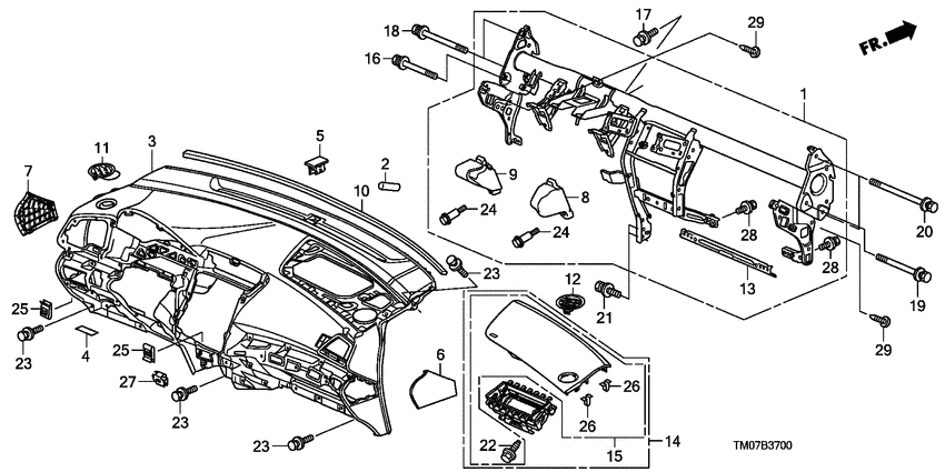 Instrument panel