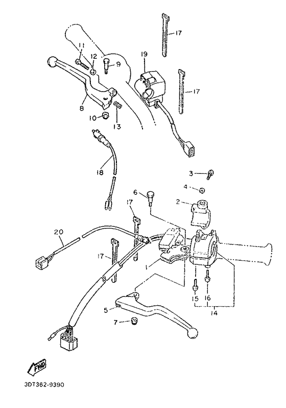 Handle switch & lever