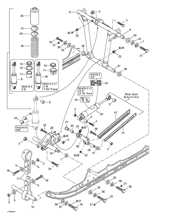 08- front arm, rear suspension
