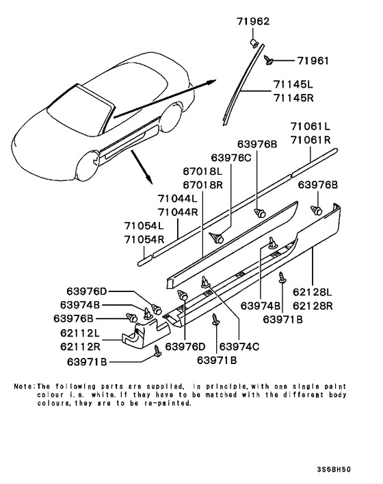 Side garnish & moulding
