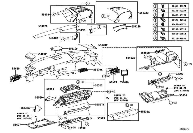 Instrument Panel & Glove Compartment