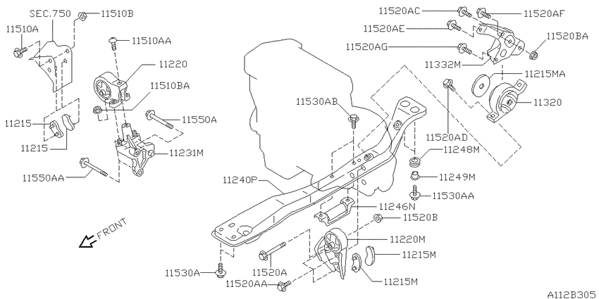Engine & transmission   mounting