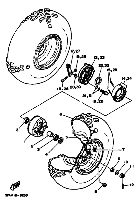 Front wheel