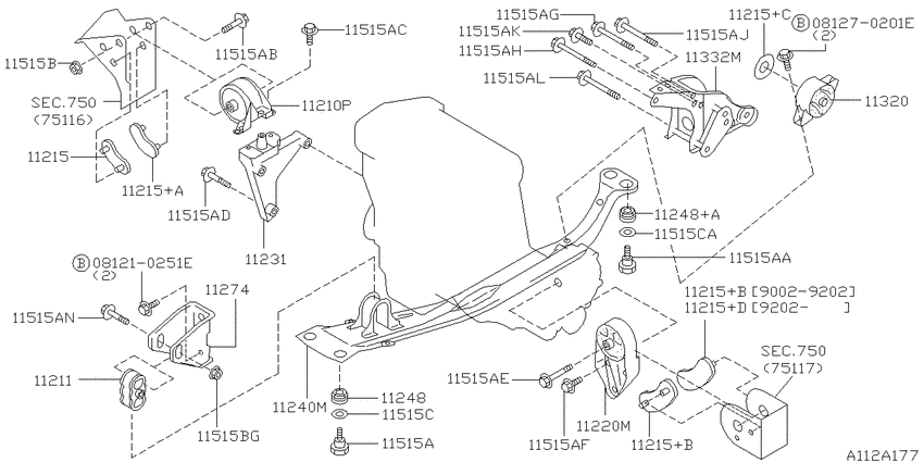 Engine & transmission   mounting
