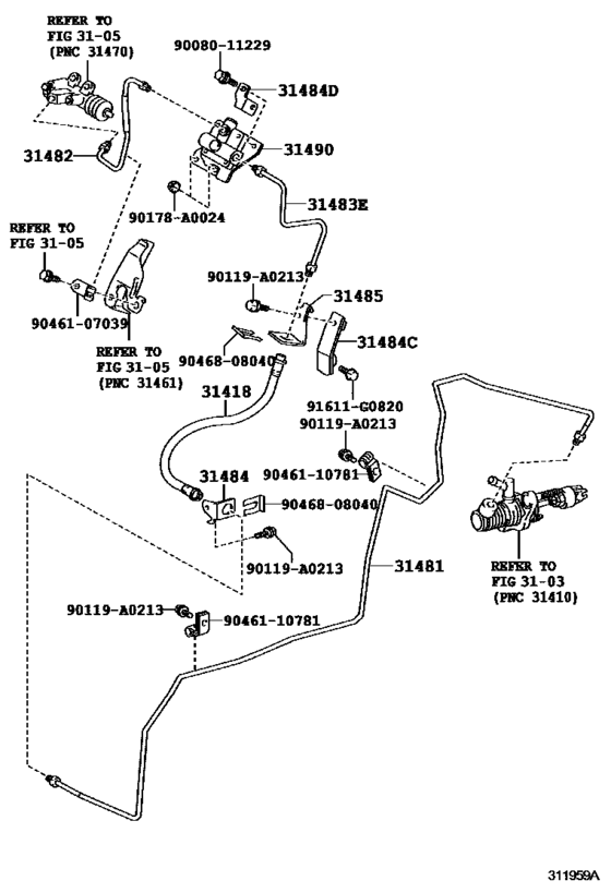 Clutch Pedal & Flexible Hose
