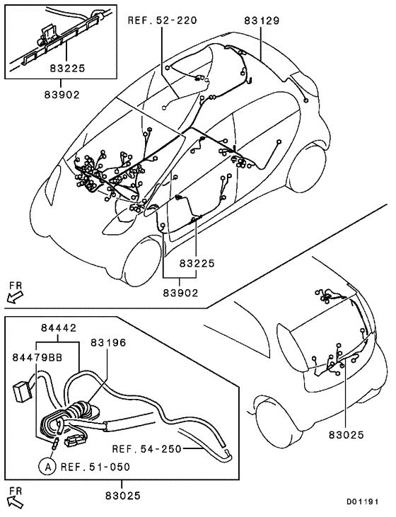 Wiring & attaching parts