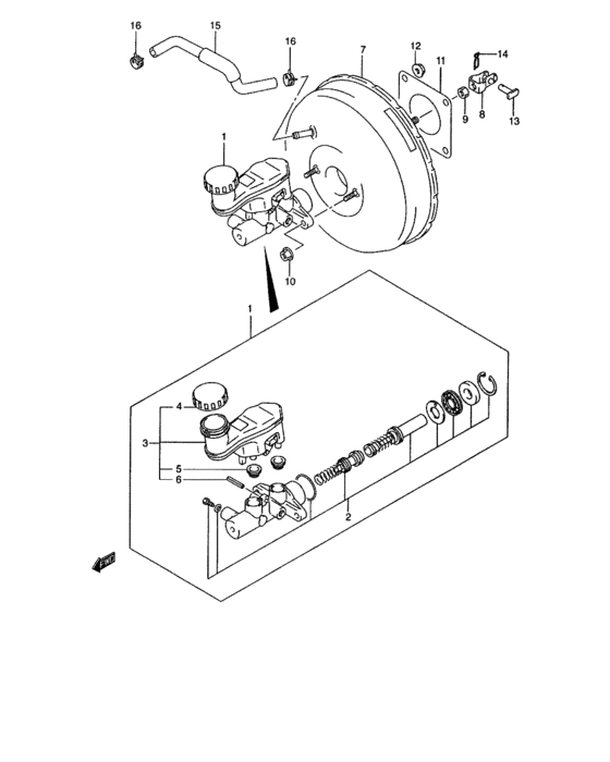 Brake master cylinder