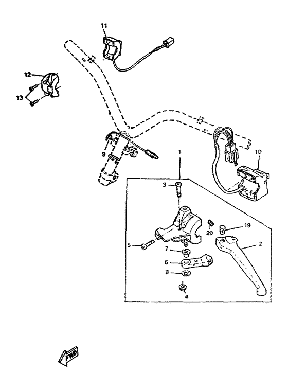 Handle switch & lever