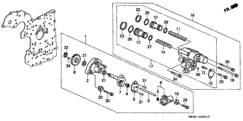 Governor/accumulator body